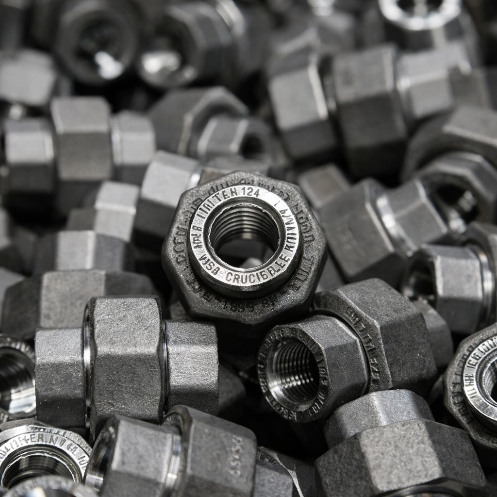 Standard steel pipe fit